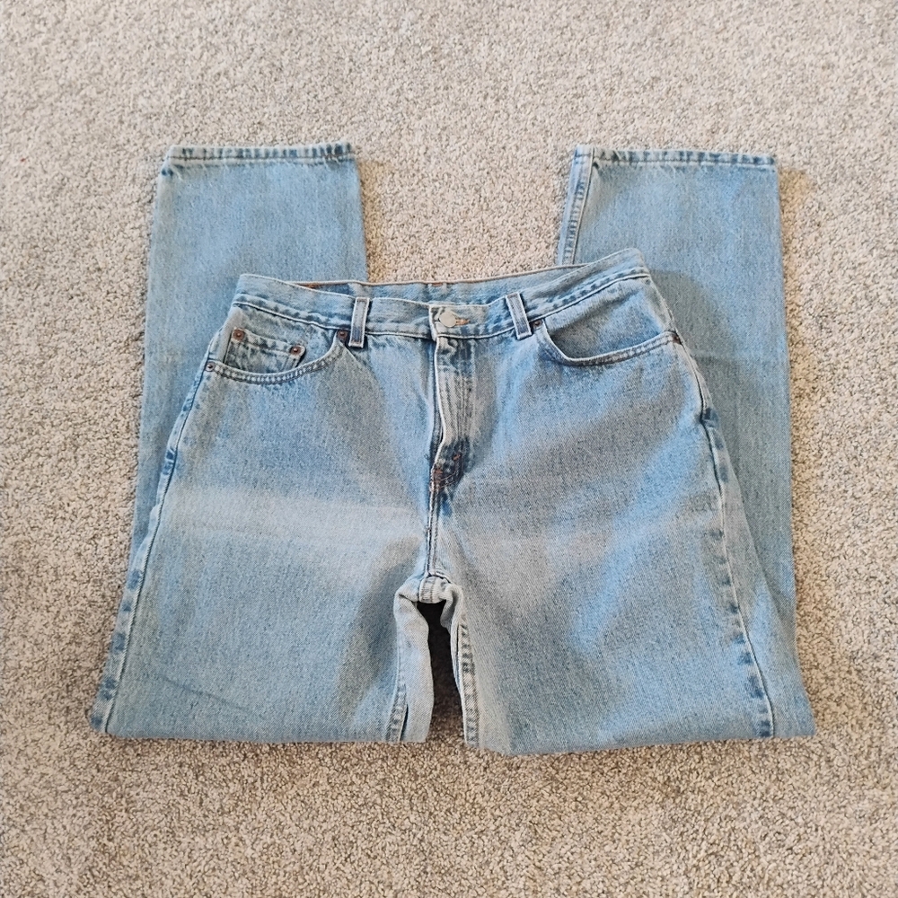 Levi's 505 Straight Leg VTG High Rise Jeans Women’s Size 14 M 100% Cotton